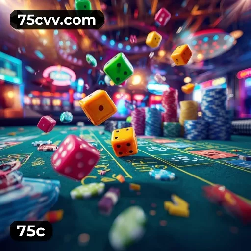 Tela de boas-vindas e lobby de jogos do aplicativo 75c
